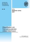 Buchcover Klassifikation von Fahrbahnzuständen mittels Datenfusion