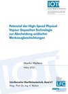 Buchcover Potenzial der High-Speed Physical Vapour Deposition Technologie zur Abscheidung oxidischer Werkzeugbeschichtungen