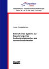 Buchcover Entwurf eines Systems zur Separierung eines Audiosignalgemisches aus harmonischen Quellen