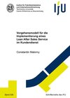 Buchcover Vorgehensmodell für die Implementierung eines Lean After Sales Service im Kundendienst