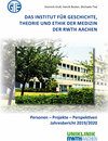 Buchcover Das Institut für Geschichte, Theorie und Ethik der Medizin der RWTH Aachen