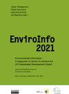 Buchcover Environmental Informatics – A bogeyman or saviour to achieve the UN Sustainable Development Goals?