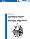 Buchcover Entwicklung einer Hochdrehzahl-Innenzahnradpumpe für die Elektrifizierung mobiler Anwendungen am Beispiel einer autarken