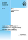 Buchcover Auswahl und Integration einer anwendungsgerechten Add-on Hybridisierung