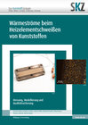 Buchcover Wärmeströme beim Heizelementschweißen von Kunststoffen