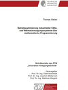 Buchcover Betriebsoptimierung industrieller Kälte- und Wärmeversorgungssysteme über mathematische Programmierung