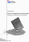 Buchcover Bleche aus stranggepressten Aluminiumspänen