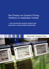 Buchcover Der Einsatz von Dynamic Pricing-Verfahren im stationären Handel – eine empirische Analyse anhand des deutschen Lebensmit