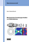 Buchcover Mechanisches Ermüdungsverhalten von Elektroblechen