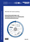 Buchcover Entwurfsmorphologie und Charakterisierung von elektrischen Hochdrehzahlmaschinen