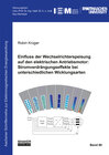 Buchcover Einfluss der Wechselrichterspeisung auf den elektrischen Antriebsmotor: Stromverdrängungseffekte bei unterschiedlichen W