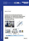 Buchcover Analyse der strukturdynamischen Dämpfung von elektrischen Maschinen: Modellbildung und messtechnische Charakterisierung