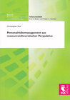 Buchcover Personalrisikomanagement aus ressourcentheoretischer Perspektive