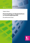 Buchcover Preisverhandlung von Standardsoftware im Investitionsgütergeschäft