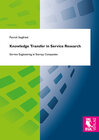 Buchcover Knowledge Transfer in Service Research