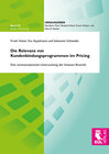 Buchcover Die Relevanz von Kundenbindungsprogrammen im Pricing