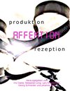 Buchcover produktion – AFFEKTION – rezeption