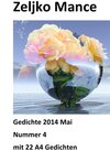 Buchcover Gedichte 2014 Mai Nummer 2 mit 22 A4 Gedichten