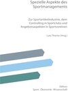 Buchcover Spezielle Aspekte des Sportmanagements