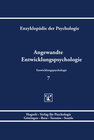 Buchcover Enzyklopädie der Psychologie / Themenbereich C: Theorie und Forschung / Entwicklungspsychologie / Angewandte Entwicklung