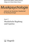 Buchcover Musikpsychologie. Jahrbuch der Deutschen Gesellschaft für Musikpsychologie / Musikalische Begabung und Expertise