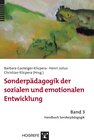 Buchcover Handbuch Sonderpädagogik / Sonderpädagogik der sozialen und emotionalen Entwicklung