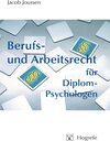 Buchcover Berufs- und Arbeitsrecht für Diplom-Psychologen