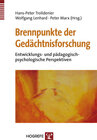 Buchcover Brennpunkte der Gedächtnisforschung