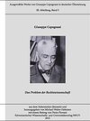 Buchcover Capograssi-Edition Bd. 5