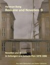Buchcover Novellen und Skizzen in Zeitungen und Zeitschriften 1878-1886