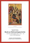 Buchcover Musik zur Weihnachtsgeschichte nach dem Lukasevangelium (Kap.2,1-20)
