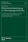 Buchcover Öffentlichkeitsbeteiligung im Übertragungsnetzausbau