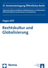 Buchcover Rechtskultur und Globalisierung