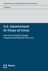 Buchcover U.S. Government in Times of Crisis