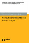 Buchcover Computational Social Science