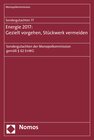 Buchcover Sondergutachten 76: Bahn 2017: Wettbewerbspolitische Baustellen