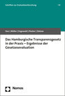Buchcover Das Hamburgische Transparenzgesetz in der Praxis