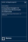 Buchcover Erneuerbare Energien im europäischen Binnenmarkt für Elektrizität