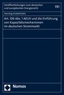 Buchcover Art. 106 Abs. 1 AEUV und die Einführung von Kapazitätsmechanismen im deutschen Strommarkt
