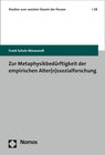 Buchcover Zur Metaphysikbedürftigkeit der empirischen Alter(n)ssozialforschung