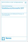 Buchcover Städtebaurechtsnovelle 2017
