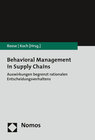 Buchcover Behavioral Management in Supply Chains