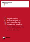 Buchcover Angemessene Vorkehrungen als Diskriminierungsdimension im Recht