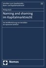 Buchcover Naming and shaming im Kapitalmarktrecht