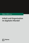 Buchcover Arbeit und Organisation im digitalen Wandel