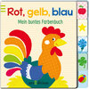 Buchcover Rot, gelb, blau