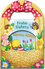 Buchcover Frohe Ostern, kleines Küken (im Osterkorb)