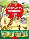 Buchcover Meine Riesen-Stickerwelt Tiere