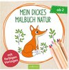 Buchcover Mein dickes Malbuch Natur