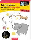 Buchcover Mein Lernblock für den Kindergarten – Mengen und Größen